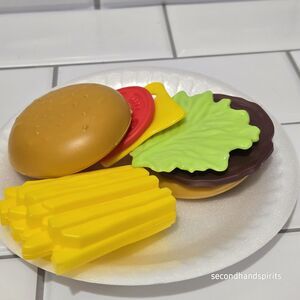 Hamburger Fries Pretend Play Faux Food